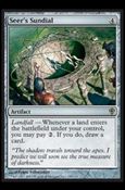 Magic the Gathering: Worldwake (Base Set) card 130 Seer's Sundial
