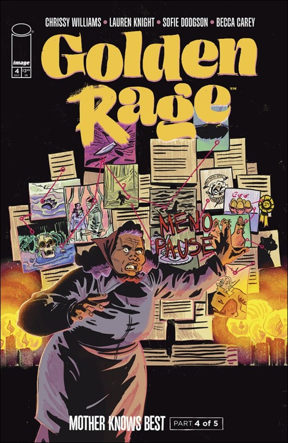 Golden Rage: Mother Knows Best issue 4 Lauren Knight Cover