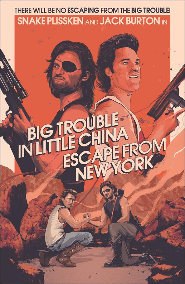 Big Trouble in Little China / Escape from New York issue 1-E Oliver Barrett 1:25 Cover
