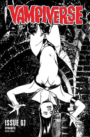 Vampiverse issue 1-M Adam Hughes 1:20 Black & White Cover