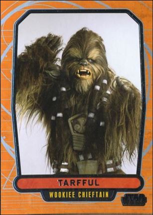 Star Wars Galactic Files (Base Set) card 90 Tarfful Wookiee Chieftain