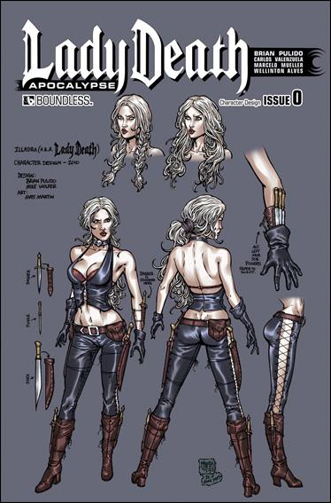 Lady Death: Apocalypse issue 0-G Character Design Cover