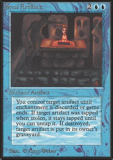 Magic the Gathering: Limited Edition Beta (Base Set) card 82 Steal Artifact