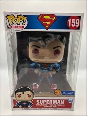 POP! Heroes figure 159-D Classic Superman (10 inch "Red Eyes" Exclusive)
