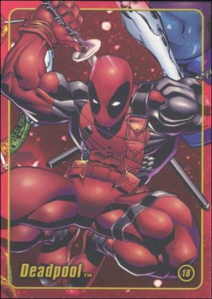 Marvel Heroes Figure Factory: Series 2 (Base Set) card 18 Deadpool