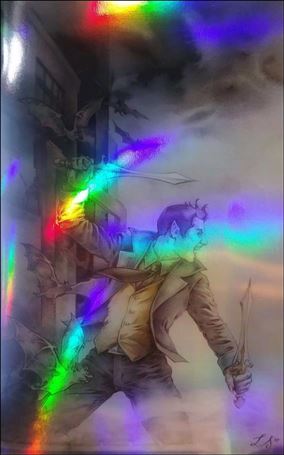 Dusk County Chronicles: Nightfall issue 1-L Stephanie Lavaud Virgin Foil Connecting Cover