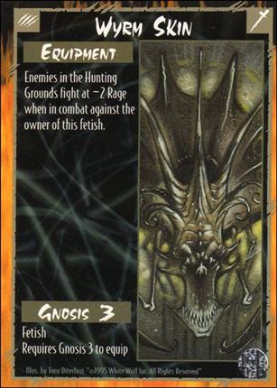 Rage Limited (Base Set) card 305 Wyrm Skin 