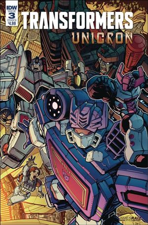 Transformers: Unicron issue 3-B James Raiz Cover