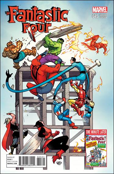 Fantastic Four (1961) issue 645-D Pasqual Ferry 1:15 Avengers Cover