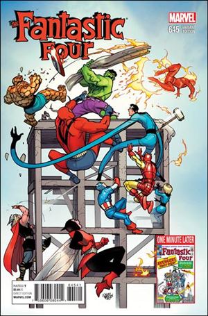 Fantastic Four (1961) issue 645-D Pasqual Ferry 1:15 Avengers Cover