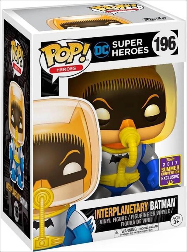 POP! Heroes figure 196-B Interplanetary Batman Summer Convention Exclusive