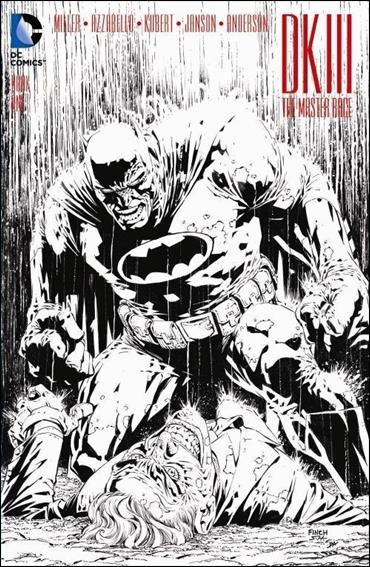 Dark Knight III: The Master Race issue 1-OH David Finch Lange's Sports Black & White Cover