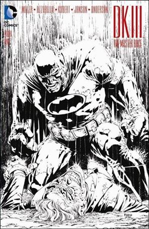 Dark Knight III: The Master Race issue 1-OH David Finch Lange's Sports Black & White Cover