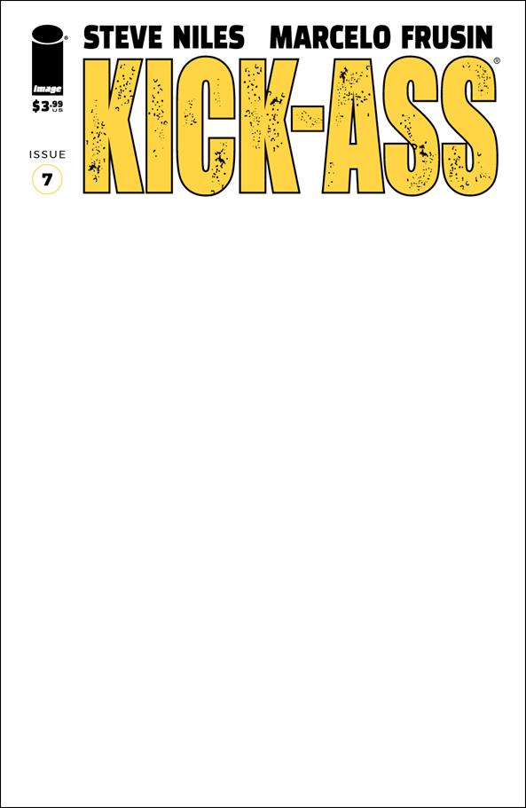 Kick-Ass (2018) issue 7-E Blank/Sketch Cover