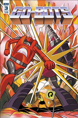 Go-Bots issue 3-B Dash Shaw Cover