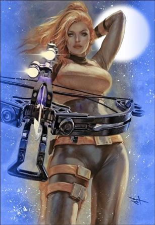 Scarlett (2024) issue 3-F Marco Turini Retailer Exclusive Blue Virgin Cover