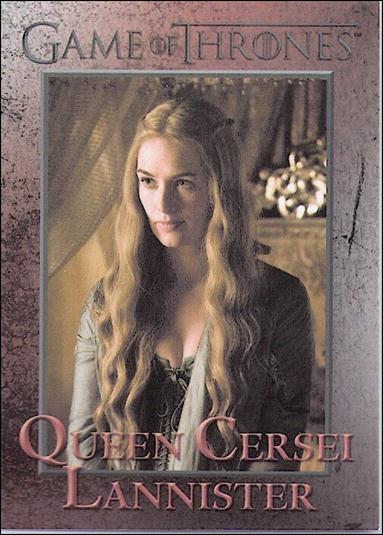 Game of Thrones: Season One (Base Set) card 52 Queen Cersei Lannister