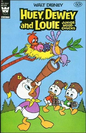 Walt Disney Huey, Dewey and Louie: Junior Woodchucks  issue 73-B White Logo