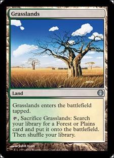 Magic the Gathering: Duel Decks: Knights vs. Dragons (Base Set) card 35 Grasslands