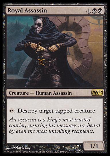 Magic the Gathering: 2012 Core Set (Base Set) card 105 Royal Assassin