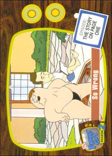 Family Guy Season Two (Base Set) card 55 So Wrong