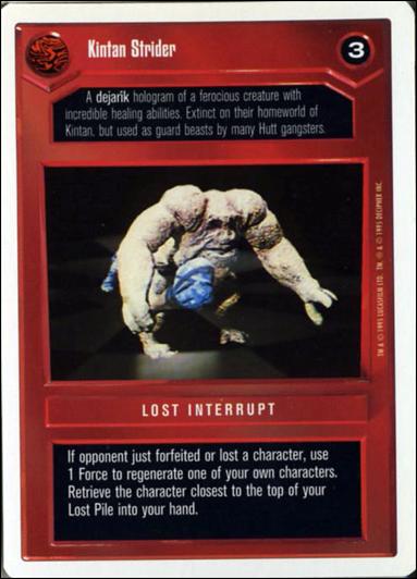 Star Wars: Premiere Unlimited (Base Set) card 84 Kintan Strider