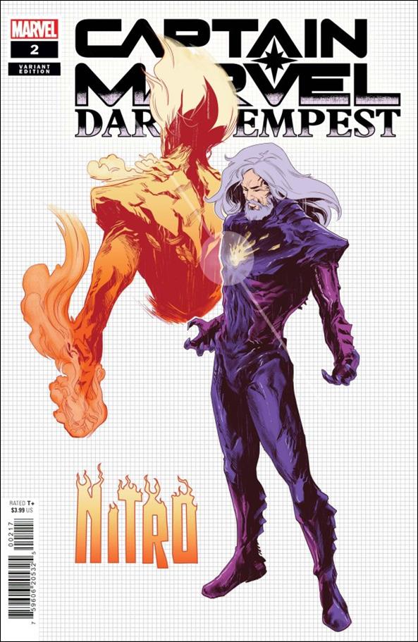 Captain Marvel: Dark Tempest issue 2-F Paolo Villanelli 1:10 Design Cover