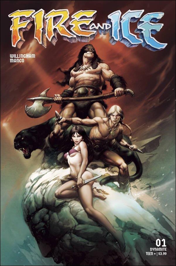 Fire and Ice issue 1-B Leonardo Manco Cover B