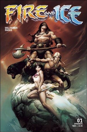 Fire and Ice issue 1-B Leonardo Manco Cover B