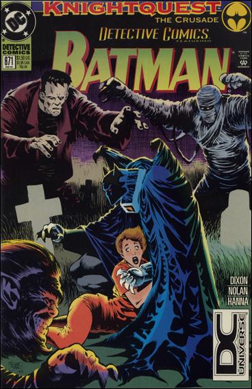 Detective Comics (1937) issue 671-B DC Universe UPC (2nd Printing)