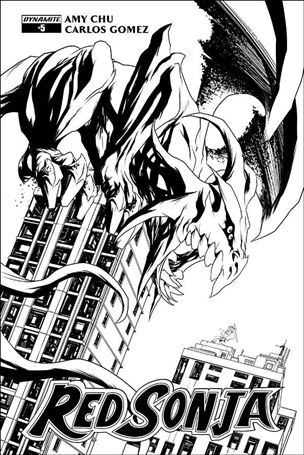 Red Sonja (2017) issue 5-G Mike McKone B&W Cover