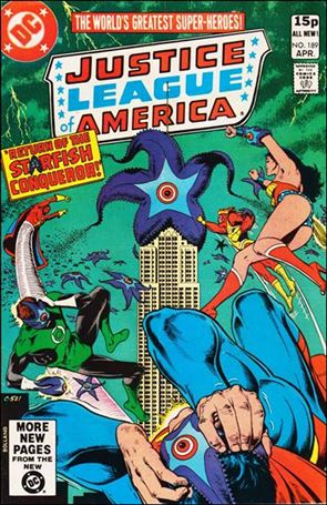 Justice League of America (1960) issue 189-B UK Price Cover
