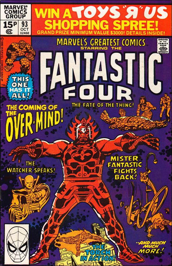 Marvel's Greatest Comics issue 93-B UK Price Cover