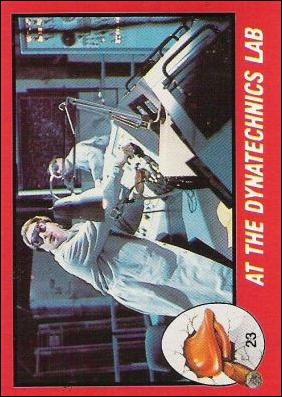 Howard the Duck (Movie) (Base Set) card 23 At the Dynatechinics Lab