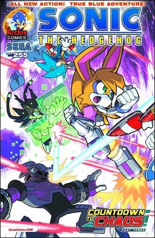 Sonic the Hedgehog (1993) issue 255 Ben Bates Inter-Connecting Cover