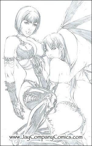 Purgatori (2005) issue 1-C Jay Company "e.Bas" Sketch Cover 1/100