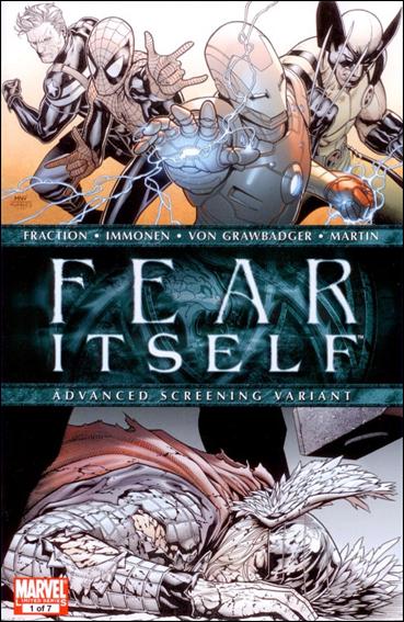 Fear Itself issue 1-G Steve McNiven "Advanced Screening" Cover