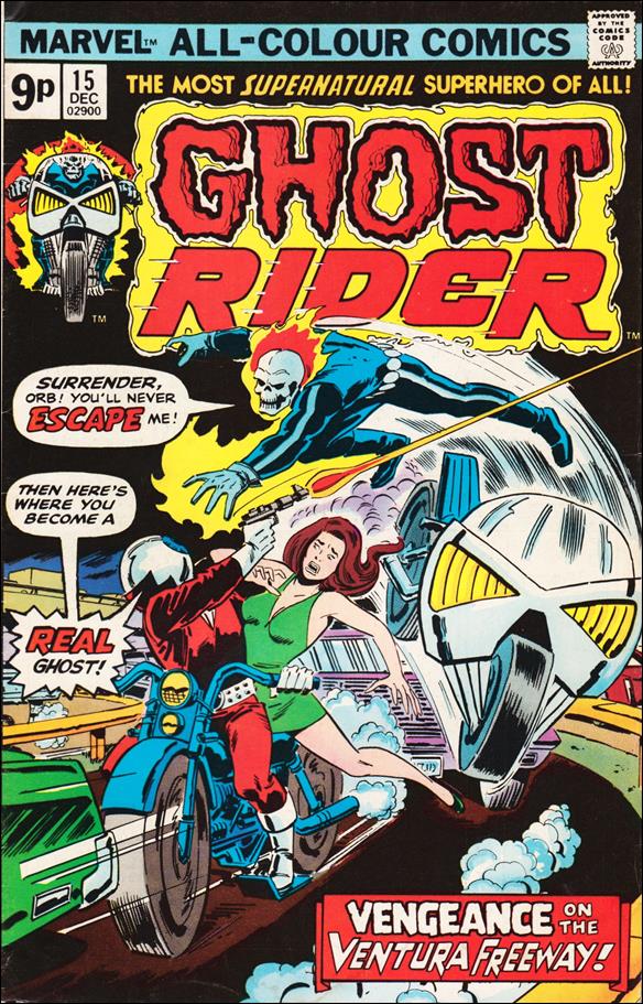 Ghost Rider (1973) issue 15-B UK Price Cover