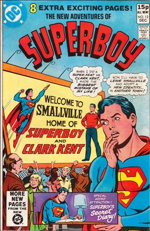 New Adventures of Superboy issue 12-B UK Price Cover