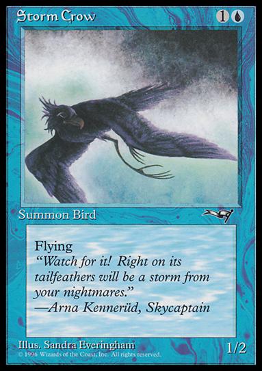 Magic the Gathering: Alliances (Base Set) card 36-B Storm Crow
