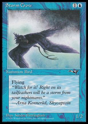 Magic the Gathering: Alliances (Base Set) card 36-B Storm Crow
