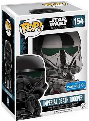 POP! Star Wars figure 154 Imperial Death Trooper (Chrome) Walmart Exclusive