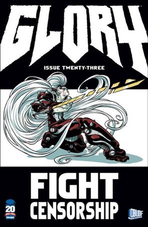 Glory (1995) issue 23-E Ross Campbell CBLDF Cover