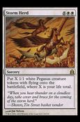 Magic the Gathering: Commander (Base Set) card 34 Storm Herd