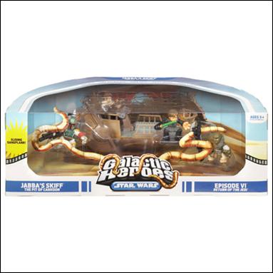 Star Wars: Galactic Heroes Cinema Scenes figure 21 Jabba's Skiff The Pit of Carkoon