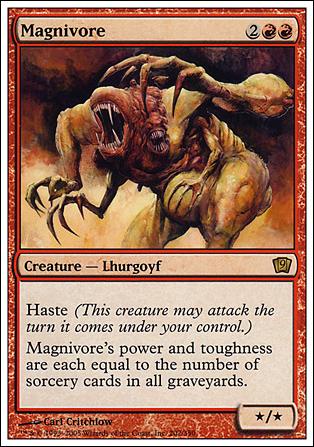 Magic the Gathering: 9th Edition (Base Set) card 202 Magnivore