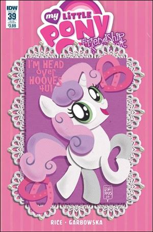 My Little Pony: Friendship is Magic issue 39-B Lea Hernandez Sub Valentine's Wraparound Cover