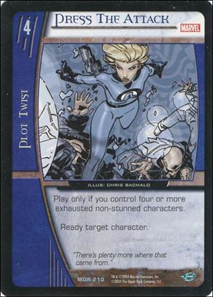 Marvel Origins: VS System (Base Set) card MOR-210-B Press the Attack