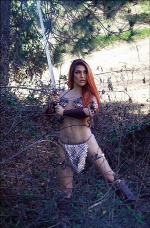Samurai Sonja issue 1-R 1:25 Cosplay Virgin Photo Cover