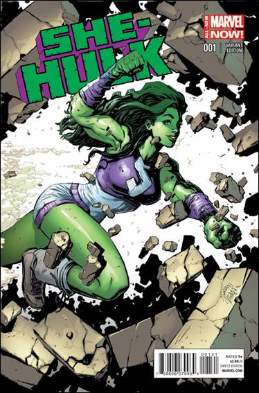 She-Hulk (2014) issue 1-B Ryan Stegman 1:50 Cover